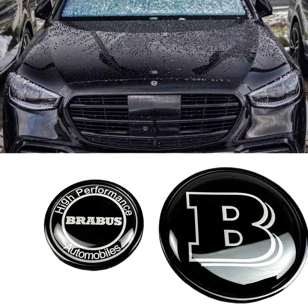 Emblematy przednie Mercedes-Benz S -klasa W223 2020-  styl Brabus 2 szt